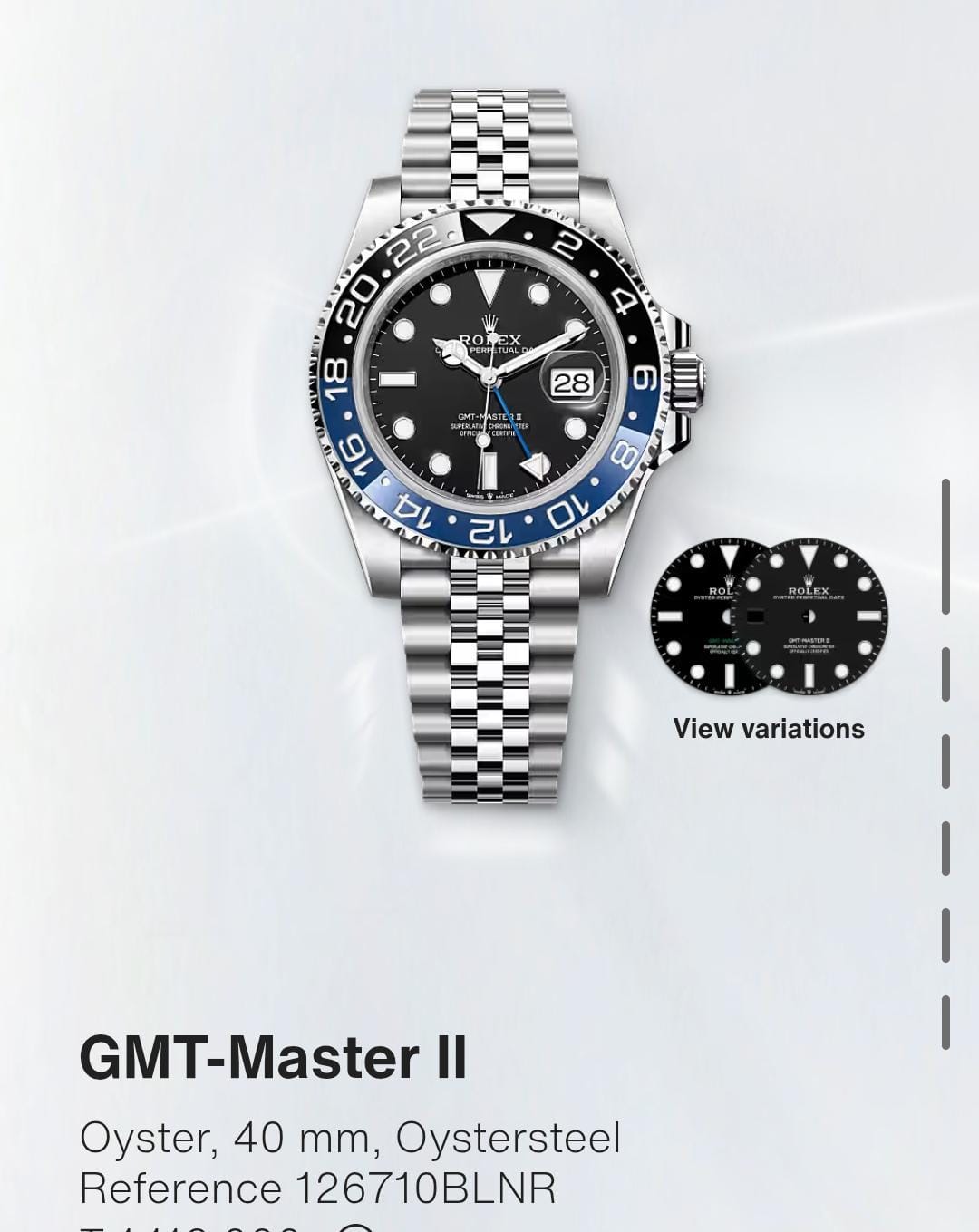 Rolex Gmt-master Ii