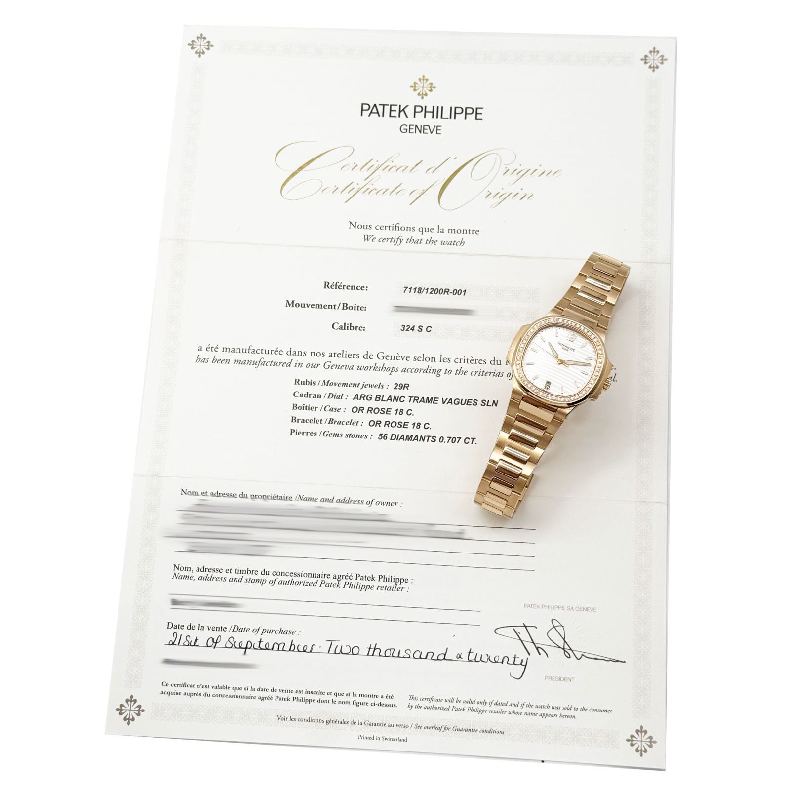 Patek Philippe Nautilus