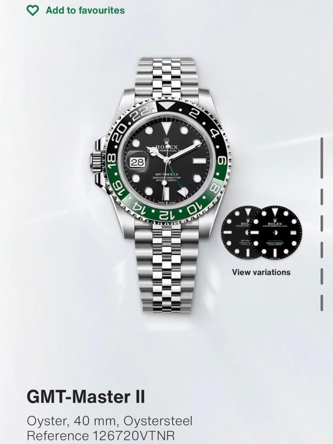 Rolex Gmt-master Ii